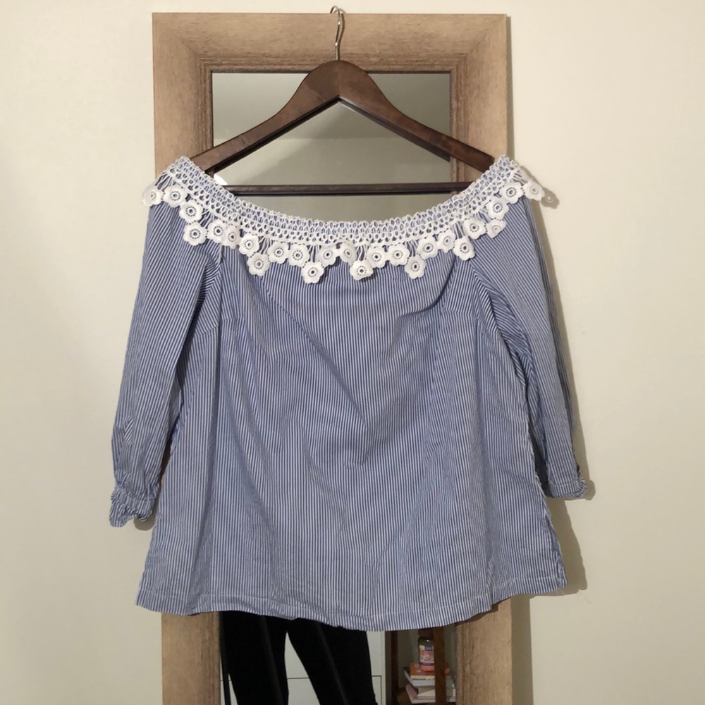Off the shoulder blouse